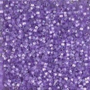 Miyuki Delica Perlen 11/0 - Silk inside dyed lilac ab DB-1868
